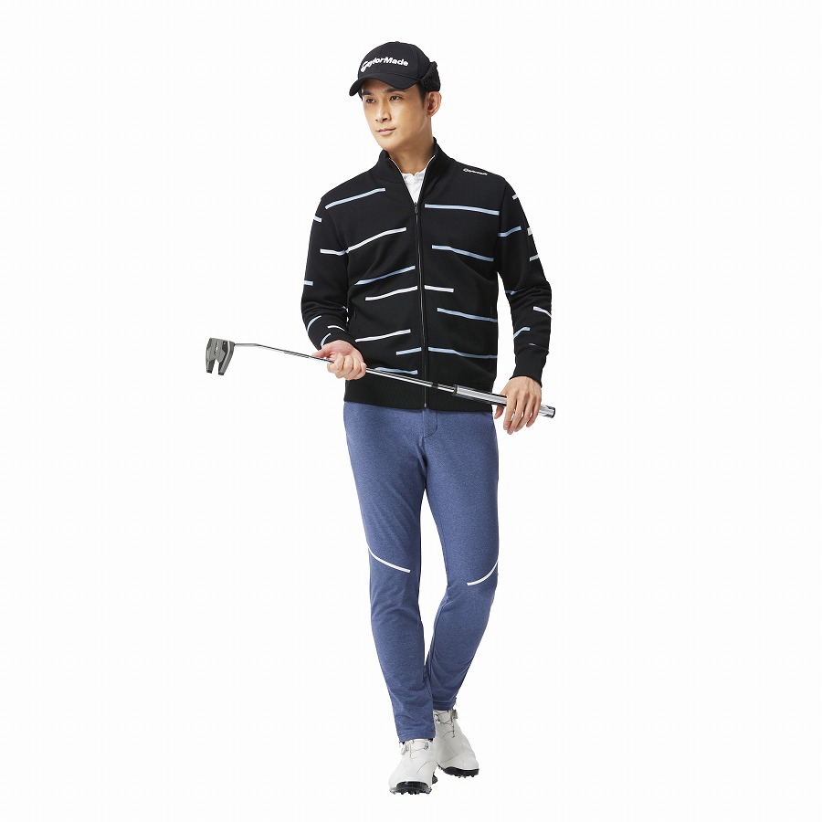 【TaylorMade Golf/テーラーメイドゴルフ】フルジップライニングセーター / Black【送料無料】