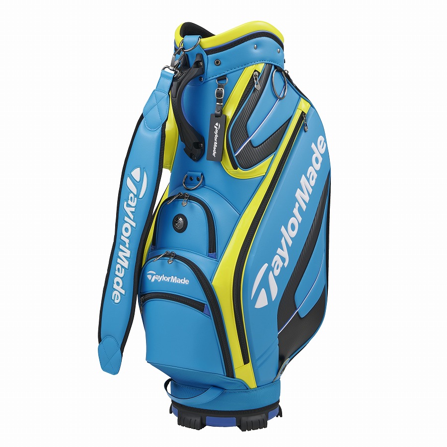 【TaylorMade Golf/テーラーメイドゴルフ】オーステック キャディバッグ / Blue/Lime【送料無料】画像