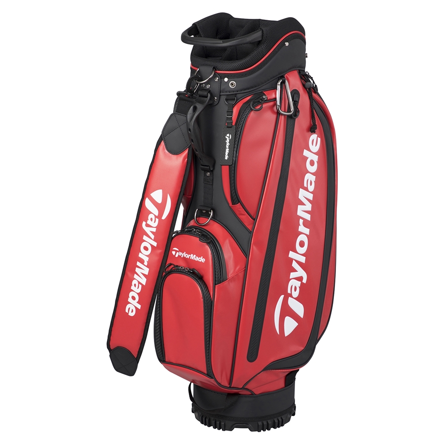 【TaylorMade Golf/テーラーメイドゴルフ】TM ウォーターリペレント キャディバッグ / Red/Black【送料無料】画像