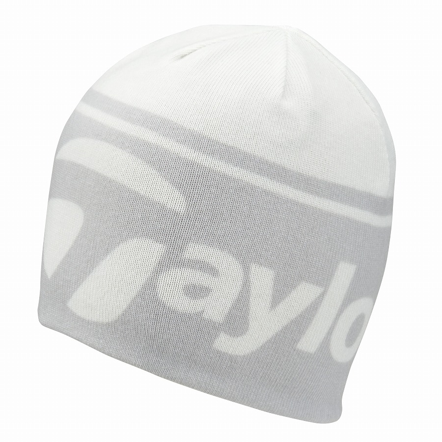 【TaylorMade Golf/テーラーメイドゴルフ】プリントロゴビーニー / White Light Grey画像