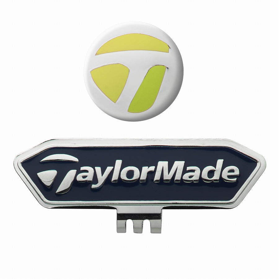 【TaylorMade Golf/テーラーメイドゴルフ】キャップボールマーカー / Black/Yellow画像