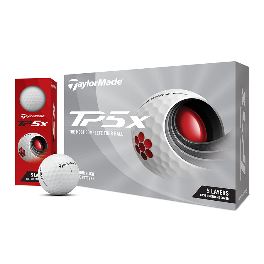 【TaylorMade Golf/テーラーメイドゴルフ】New TP5x ボール / 【送料無料】画像