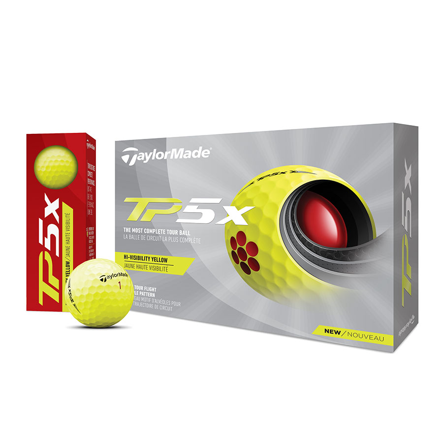 【TaylorMade Golf/テーラーメイドゴルフ】New TP5x イエロー ボール / 【送料無料】