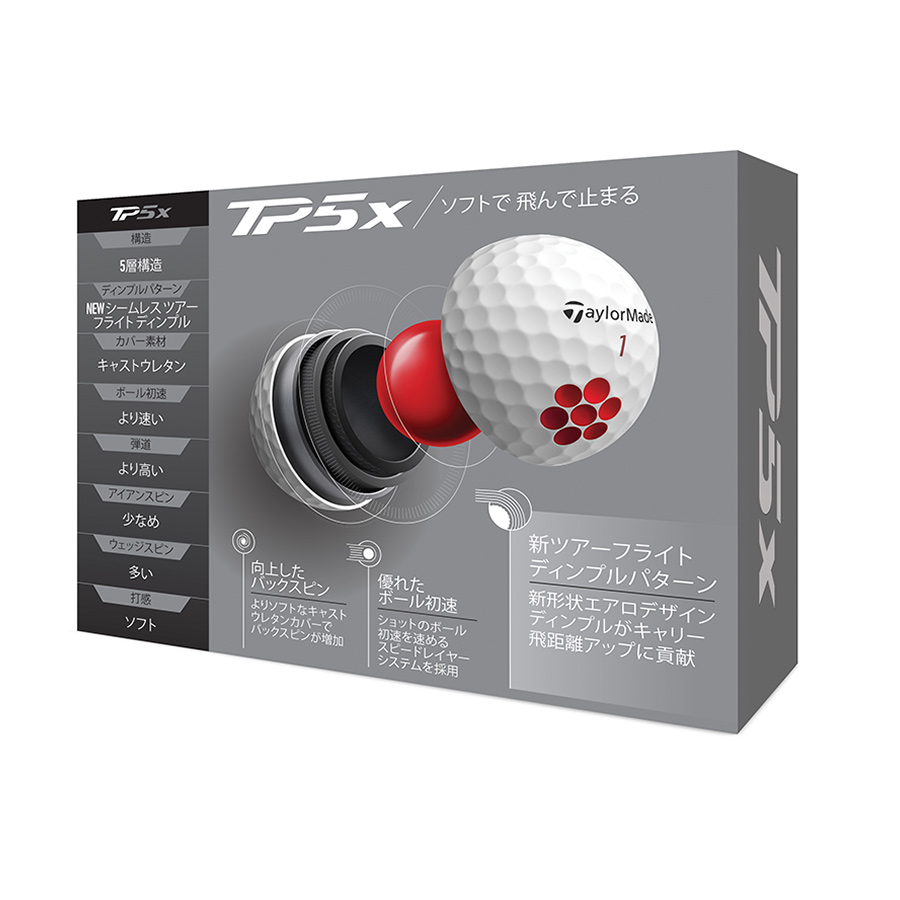 New TP5 / TP5x ボール | TaylorMade Golf | テーラーメイド ゴルフ