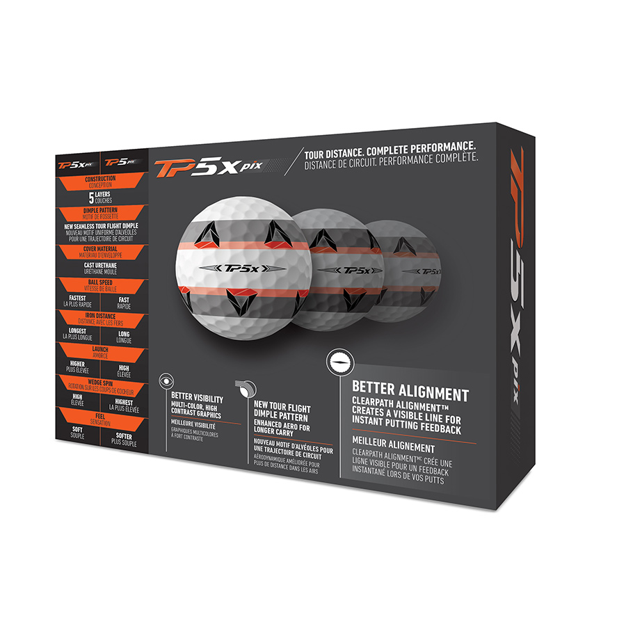 New TP5 pix / TP5x pix ボール | TaylorMade Golf | テーラーメイド ...