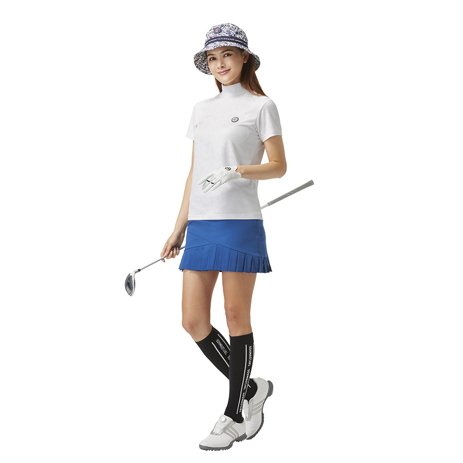 【TaylorMade Golf/テーラーメイドゴルフ】【ウィメンズ】ブロックプリーツスコート / Blue【送料無料】