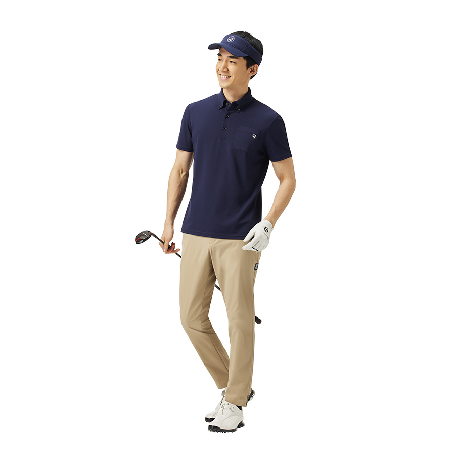 【TaylorMade Golf/テーラーメイドゴルフ】ベーシックＢＤ S/S ポロ / Navy【送料無料】