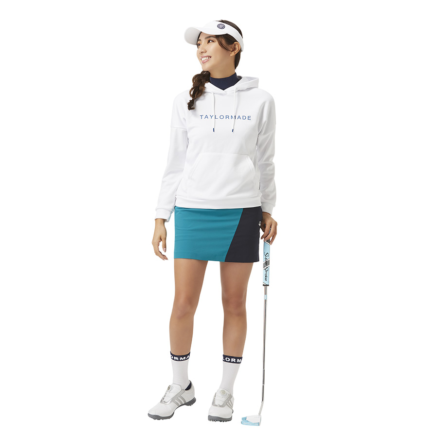 【TaylorMade Golf/テーラーメイドゴルフ】【ウィメンズ】ロゴフーディ / White【送料無料】