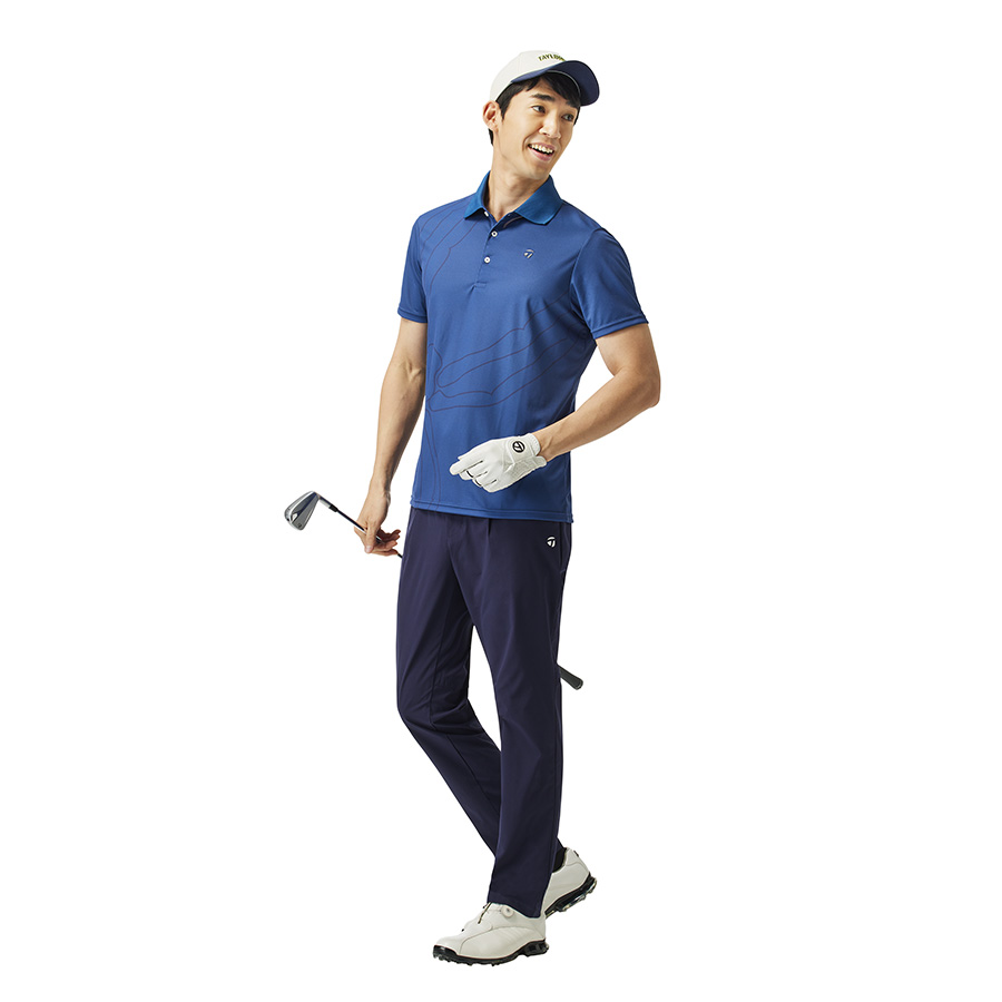 【TaylorMade Golf/テーラーメイドゴルフ】ＴＭスパイダーS/Sポロ / Blue【送料無料】