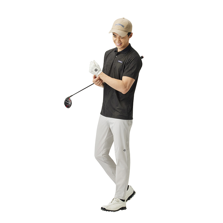 【TaylorMade Golf/テーラーメイドゴルフ】ジップドスリットパンツ / Light Gray【送料無料】