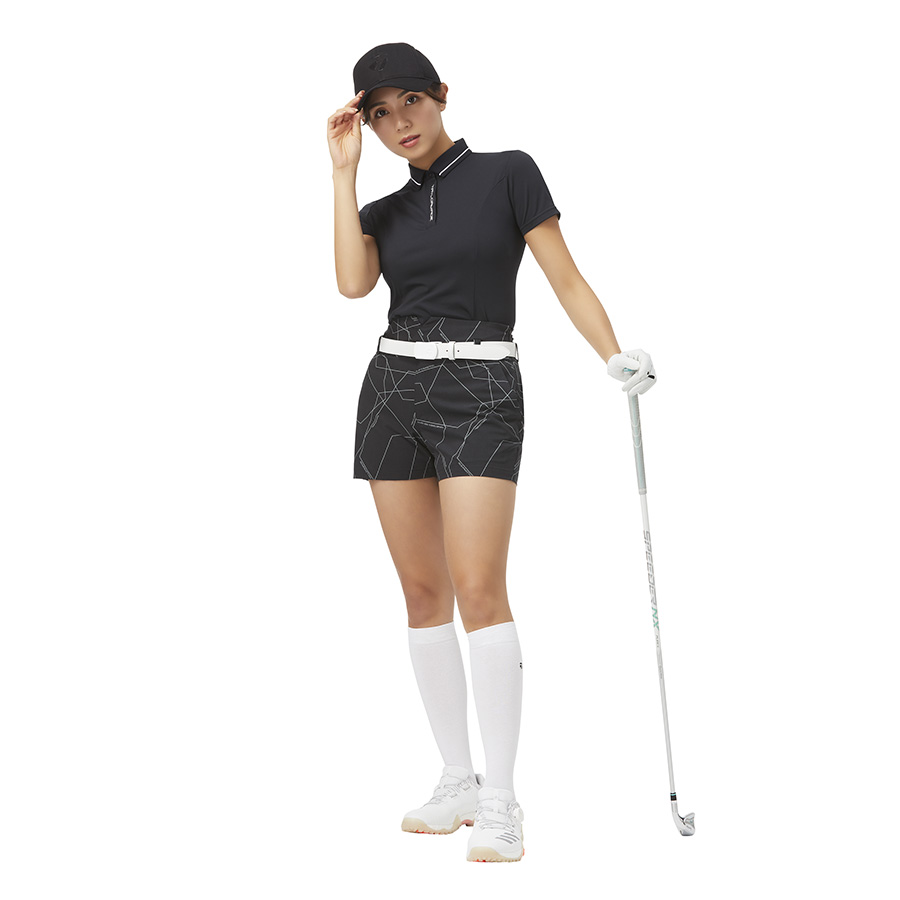 【TaylorMade Golf/テーラーメイドゴルフ】【ウィメンズ】ワードグラフィックショーツ / Black【送料無料】