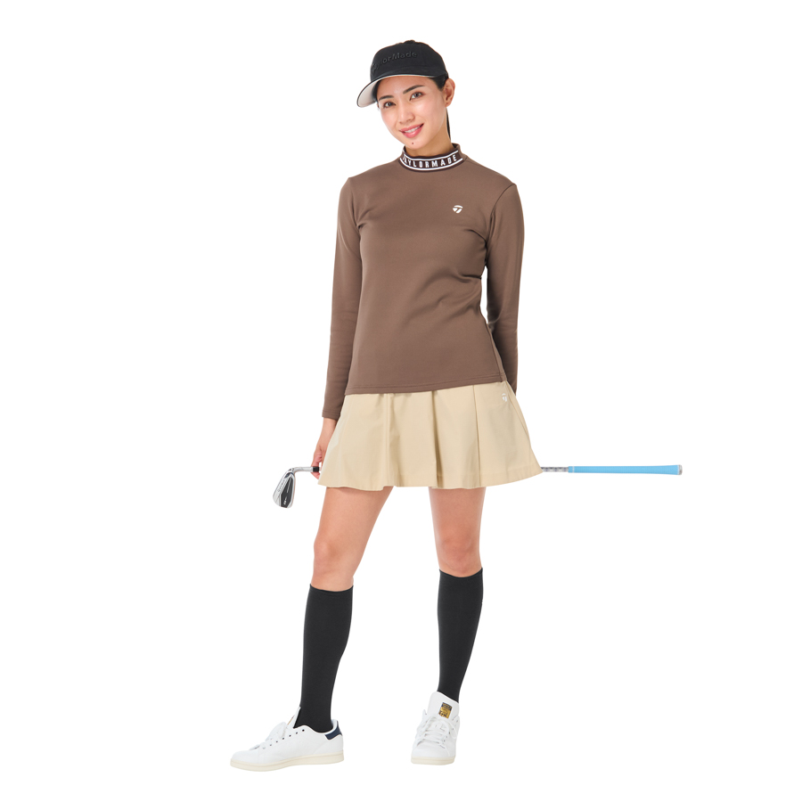 ウィメンズ】T-HEAT ブラッシュド L/S モック｜APPAREL | TaylorMade Golf | テーラーメイド ゴルフ公式サイト