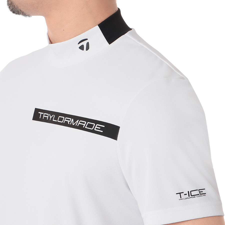 ★sale★TAYLORMADE T-ICE サイドスナップ バイカラ(白)L新 TAYLORMADE T-ICE サイドスナップ バイカラー(白)size：L