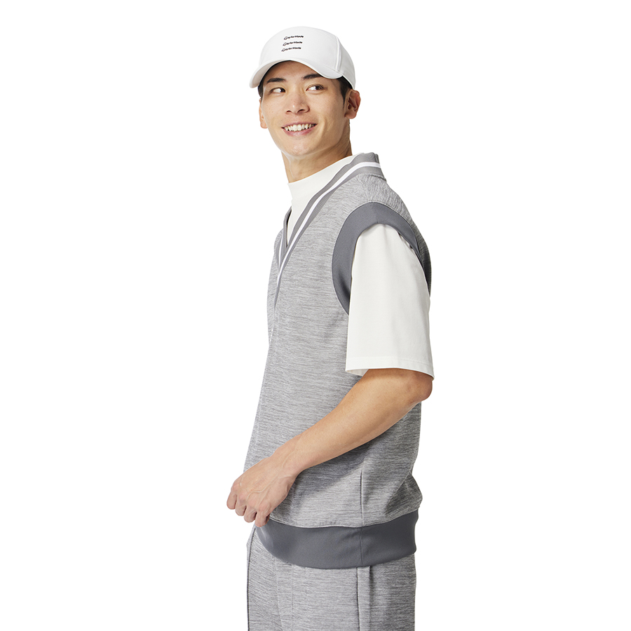 テーラーメイドunitedarrowsホワイト フード付き ゴルフ ベスト