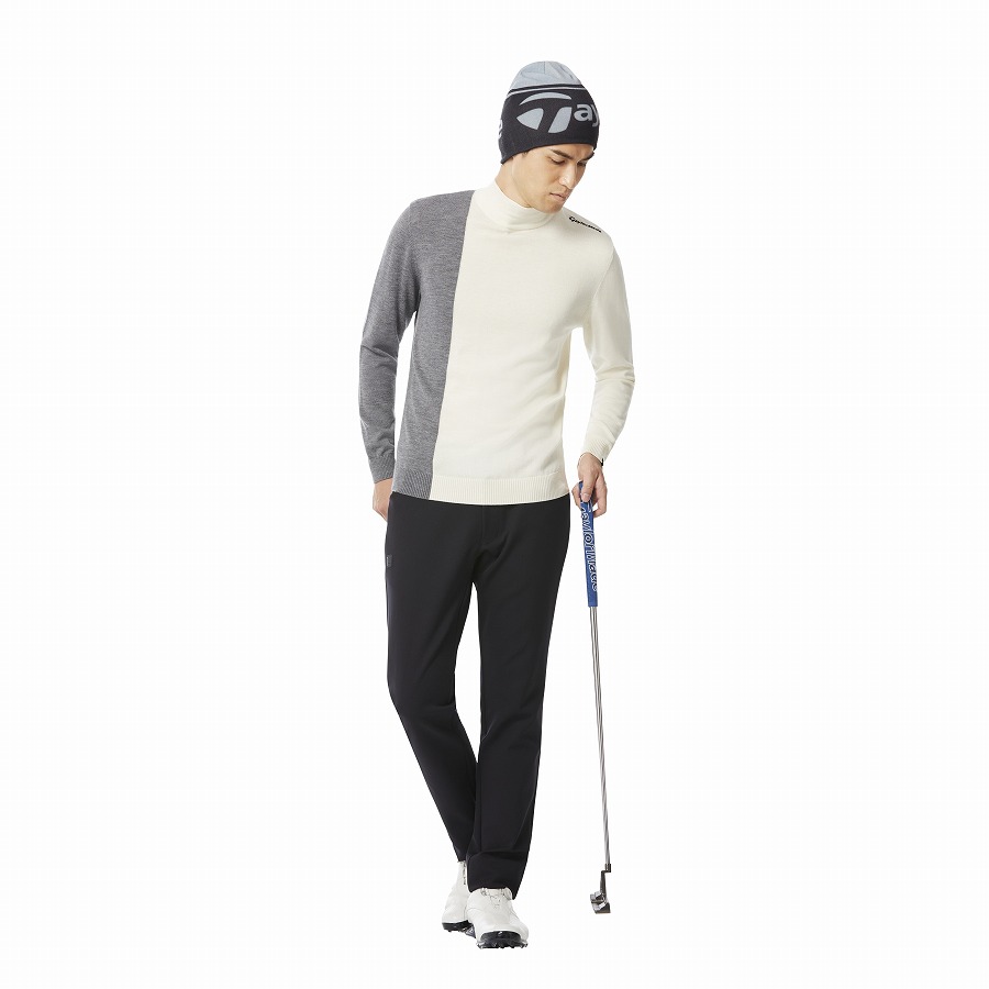 【Taylormade】アシンメトリーモックセーター（未使用に近い） Taylormade Golf - APPAREL - モックネックウールセーター