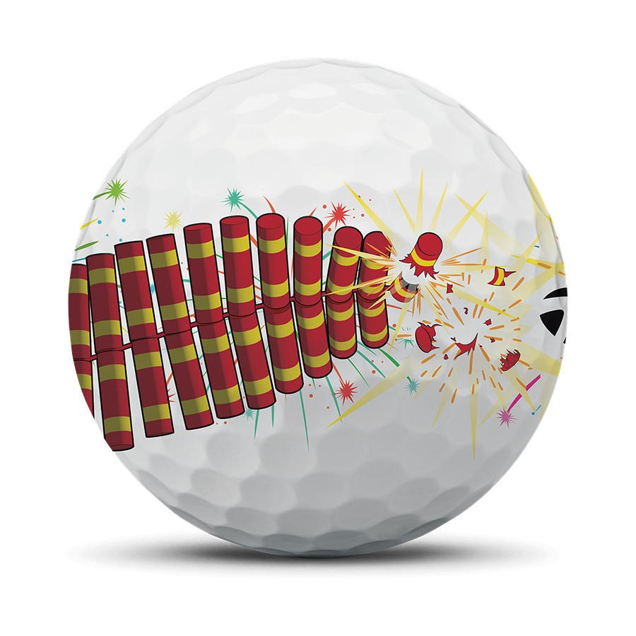 TaylorMade TP5 TP5x pix限定品ゴルフボール 全100球 限定品】TP5/TP5x Pix Peppers