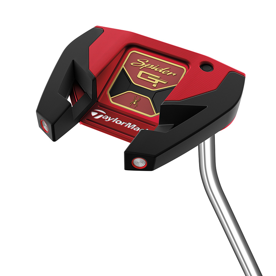 TaylorMade GT パター 赤と黒 スパイダー GT レッド シングルベンド パター | Spider GT Red