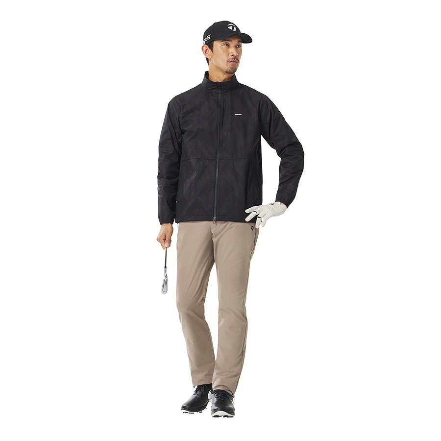 TaylorMade 黒 ジャケット マルチファンクショナルグラフィックジャケット｜APPAREL | TaylorMade