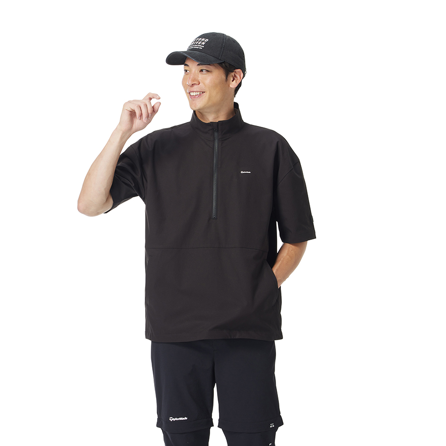 TaylorMade テーラーメイド　セットアップ　ノースリーブ　ハーフパンツ マルチファンクショナル S/S ハーフジップ｜APPAREL | TaylorMade Golf