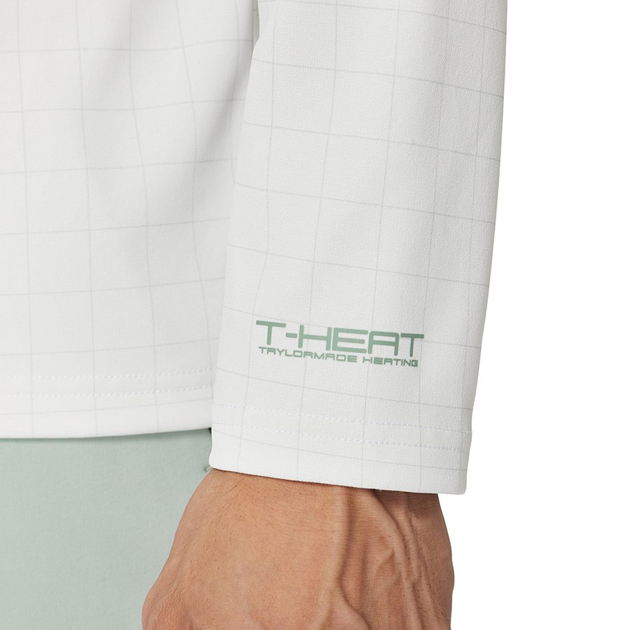 T-HEAT グリッドグラフィックL/Sモック｜APPAREL | TaylorMade Golf