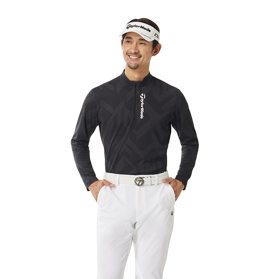 TコントロールグラフィックL/Sジップモック｜APPAREL | TaylorMade