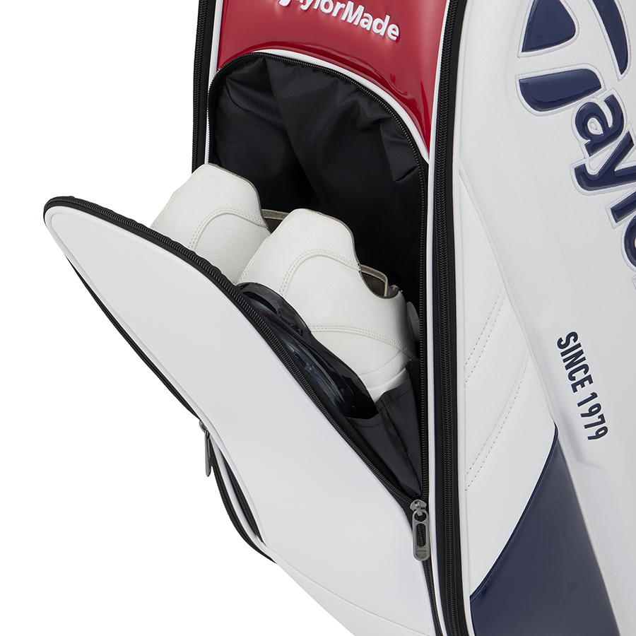 新品未使用品！TaylorMade キャディバッグ BK/RD　UN033 TaylorMade（テーラーメイド） オーステック キャディバッグ UN033