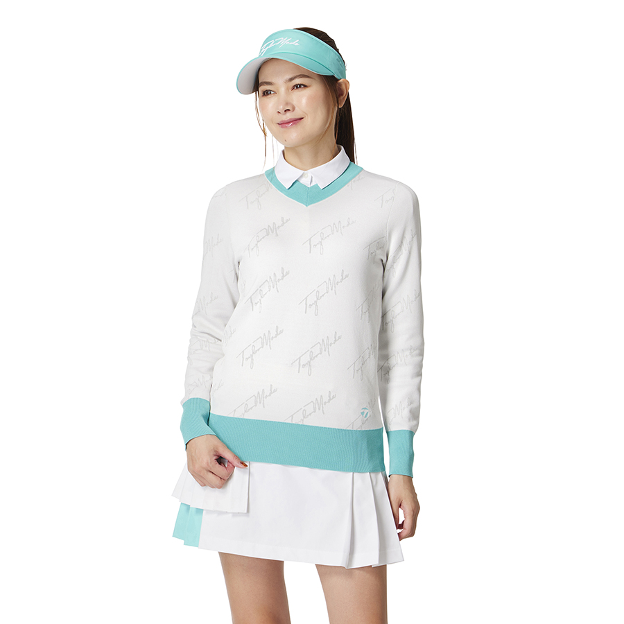 ウィメンズ】 ロゴVネックセーター｜APPAREL | TaylorMade Golf