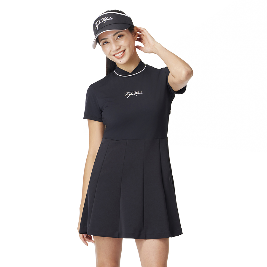 TaylorMade ゴルフ ワンピース S ブラック ウィメンズ】 フレアードS/Sワンピース｜APPAREL | TaylorMade Golf
