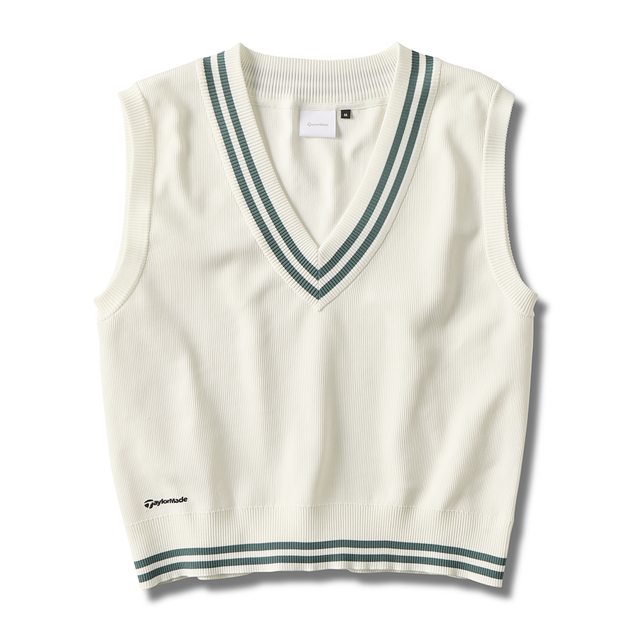 Ws】Vネックラインドセーターベスト｜APPAREL | TaylorMade Golf
