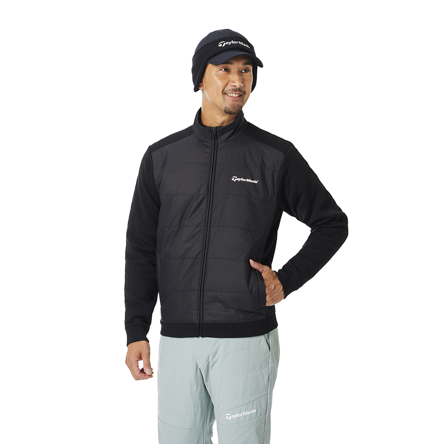 テーラーメイド　ハイブリッド　中綿 ジャケット 黒 ハイブリッドインサレーテッドジャケット｜APPAREL | TaylorMade Golf