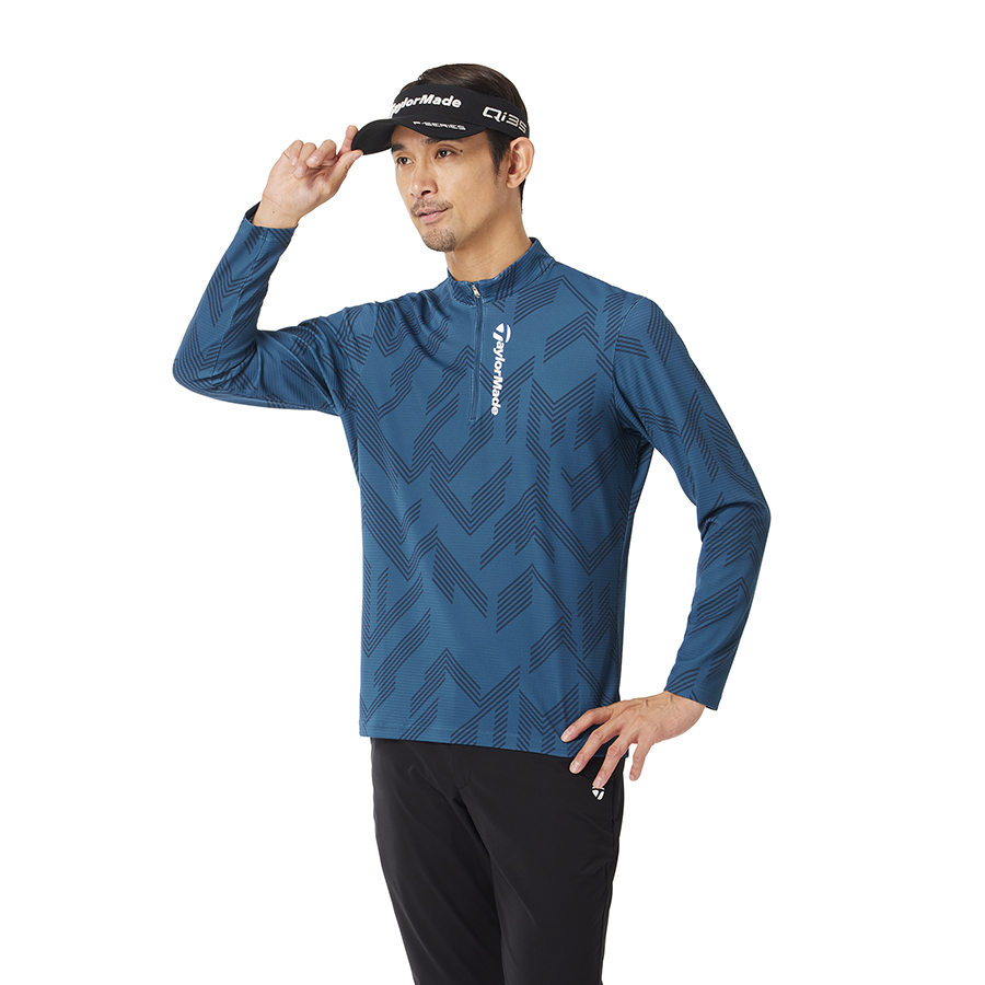 TコントロールグラフィックL/Sジップモック｜APPAREL | TaylorMade