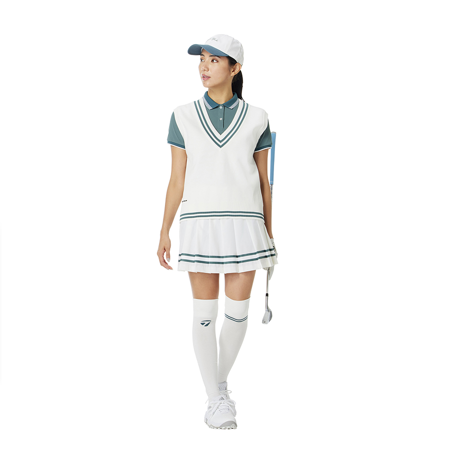 Ws】Vネックラインドセーターベスト｜APPAREL | TaylorMade Golf