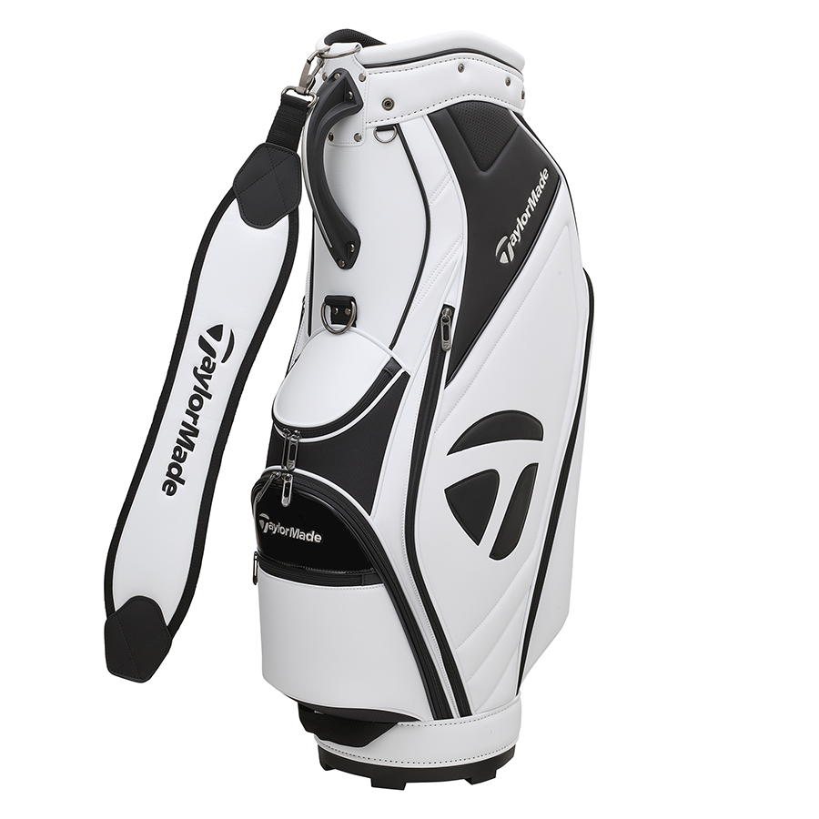 【人気モデル】TaylorMade キャディバッグ 黒白 フード付 動作品 スポーツモダン キャディバッグ｜BAG | TaylorMade Golf