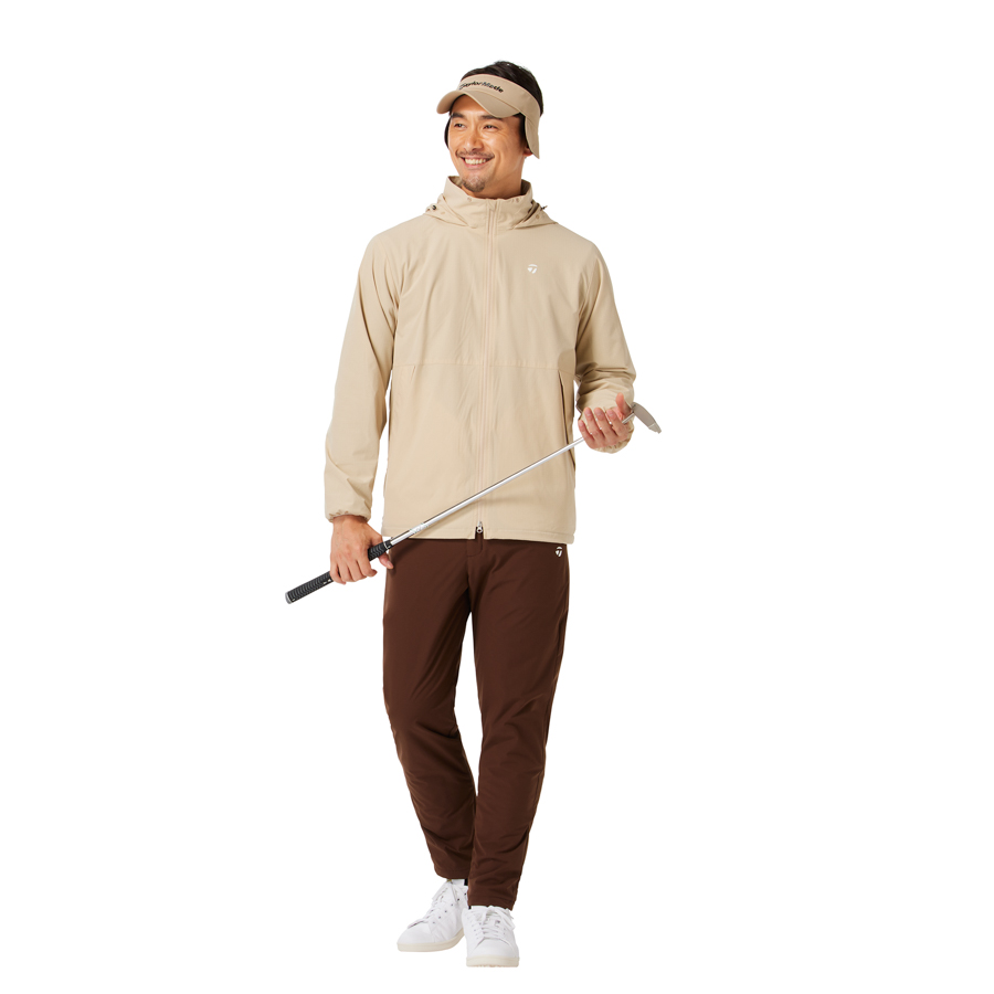 Taylor Made テーラーメイド | Golf TaylorMade | オクタジャケット｜APPAREL ベージュS テーラーメイド　フーデッドオクタジャケット レディースウェア