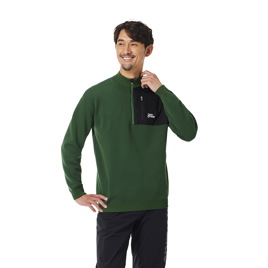 テーラーメイドハーフジップセーター ユニセックス】HT ハーフジップセーター｜APPAREL | TaylorMade Golf