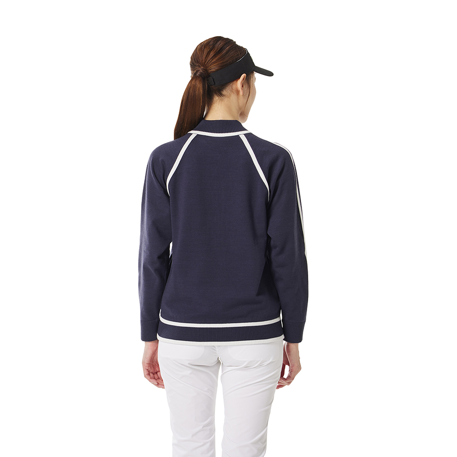 テーラーメイドストレッチラインドハーフジップセーター　ネイビー Ws】ラインドハーフジップセーター｜APPAREL | TaylorMade Golf