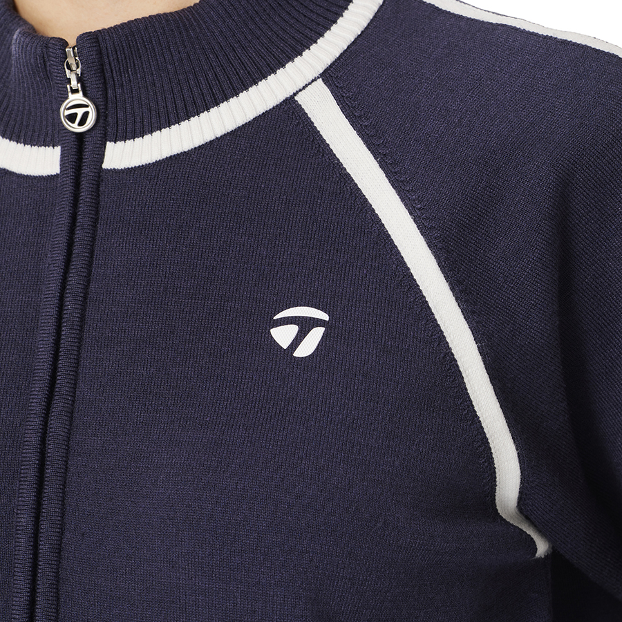 テーラーメイドストレッチラインドハーフジップセーター　ネイビー Ws】ラインドハーフジップセーター｜APPAREL | TaylorMade Golf