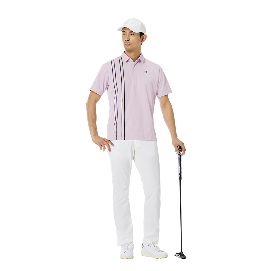 SKOLOCT ストライプポロシャツ バーチカルストライプS/Sポロ｜APPAREL | TaylorMade Golf