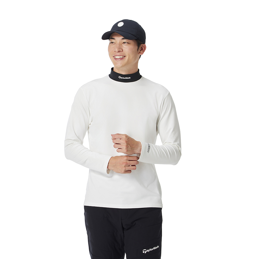 TaylorMade T-HEAT 長袖アウター L ホワイト T-HEAT コントラストL/Sモック｜APPAREL | TaylorMade Golf