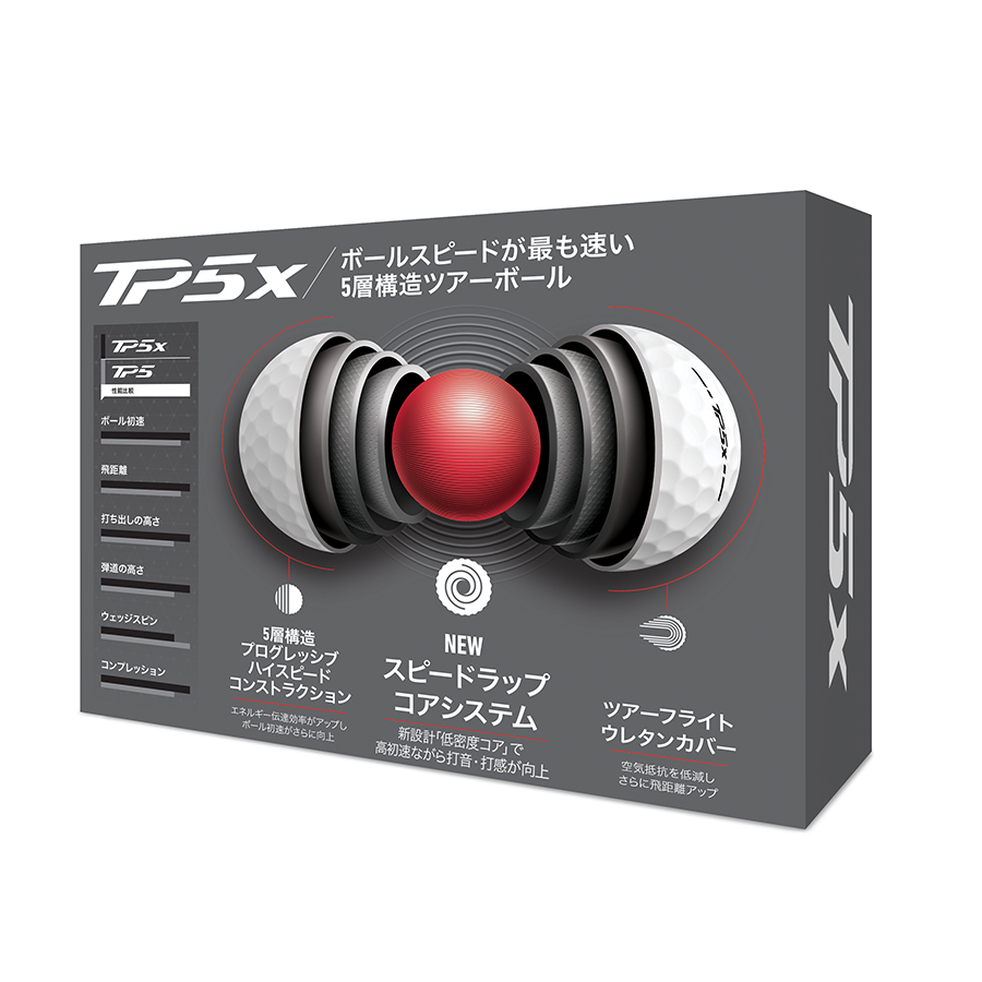 NEW TP5x ボール | TMJ24 TP5x | TaylorMade Golf | テーラーメイド