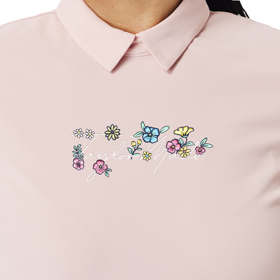【花】テーラーメイド(TaylorMade) | ゴルフウェア ポロシャツ Ws】フラワーロゴS/Sポロ｜APPAREL | TaylorMade Golf