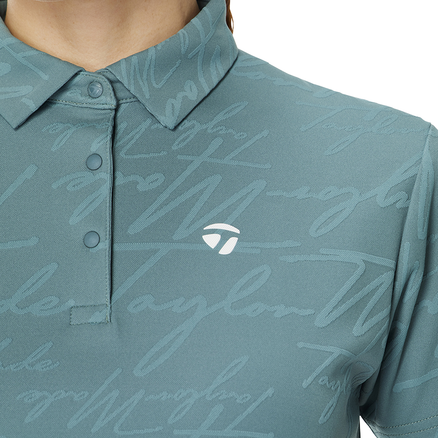スクリプトジャガードS/Sポロ｜APPAREL | TaylorMade Golf