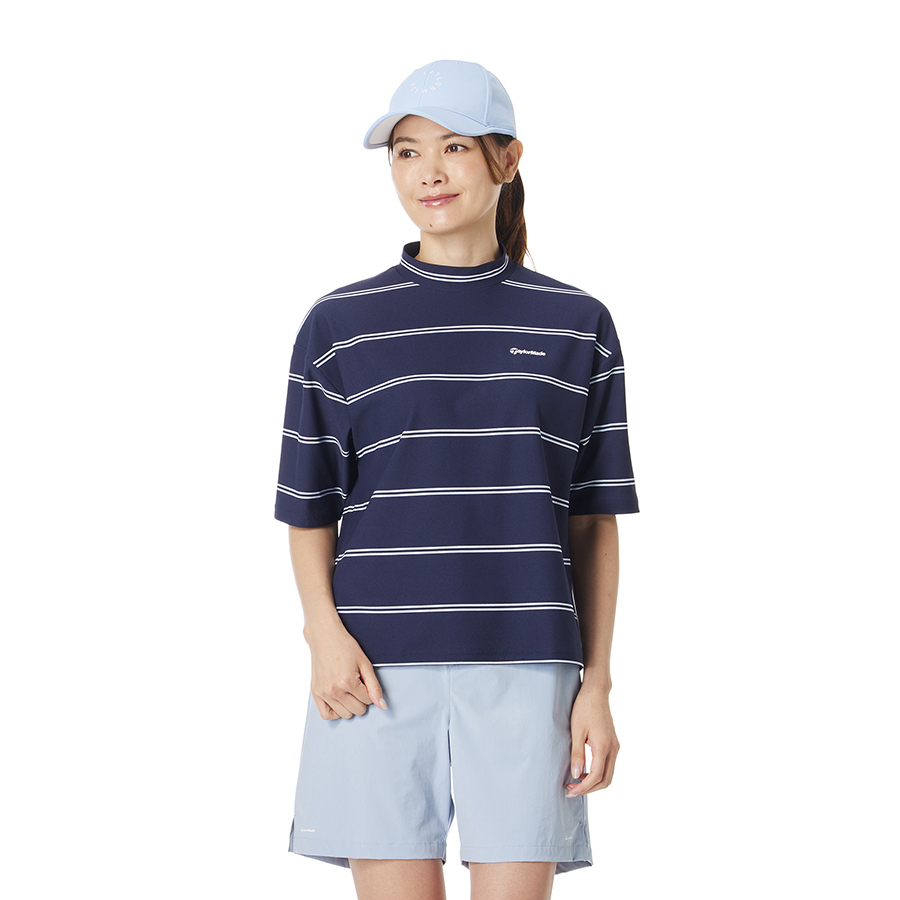 Ws】リラックスボーダーS/Sモック｜APPAREL | TaylorMade Golf